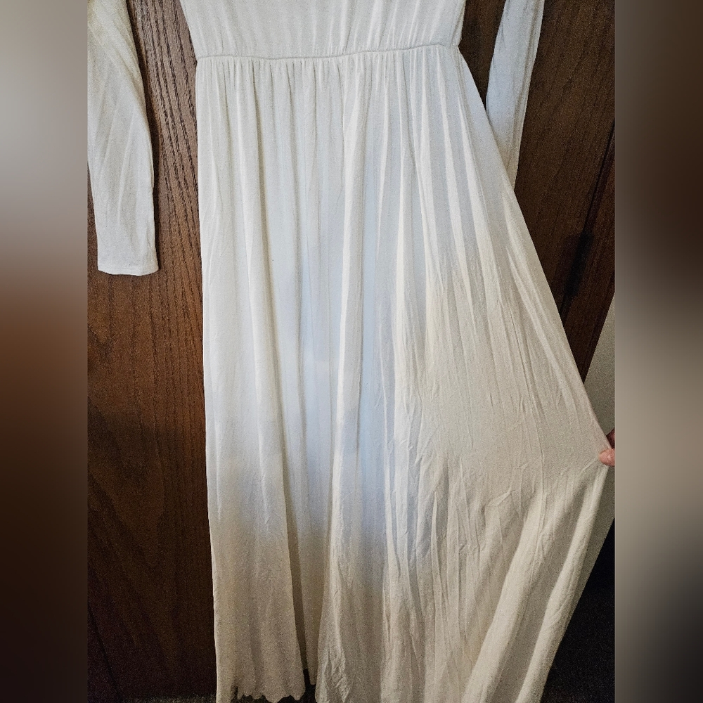 Pinkblush White Off-Shoulder Maxi Dress - Picture 4 of 10